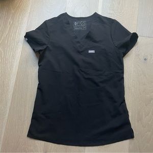 Figs - XXS - black scrub top